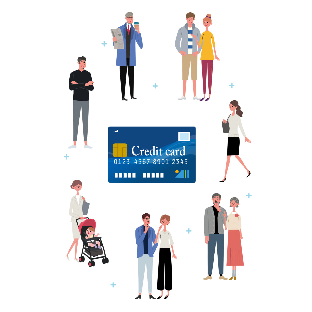 クレジットカードイメージイラスト