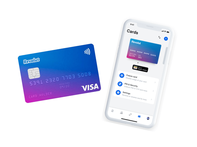 Revolutカードとバーチャルカードの紹介画像