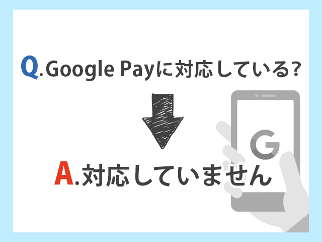 アメックスカードはGoogle Payに対応していない イメージ画像