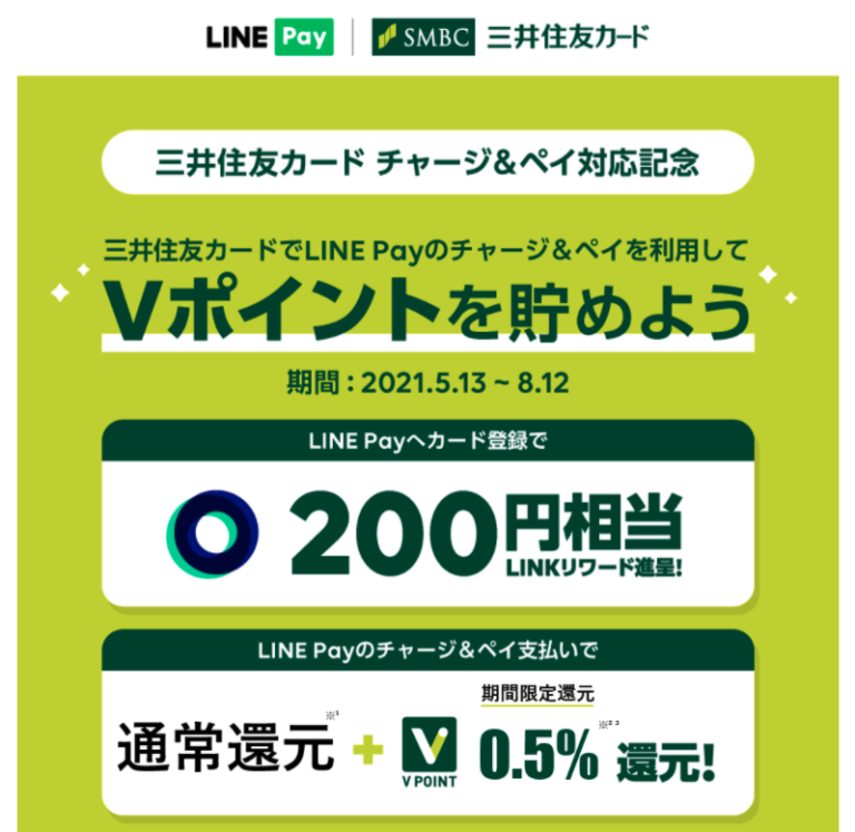 三井住友カード・LINE Payキャンペーン