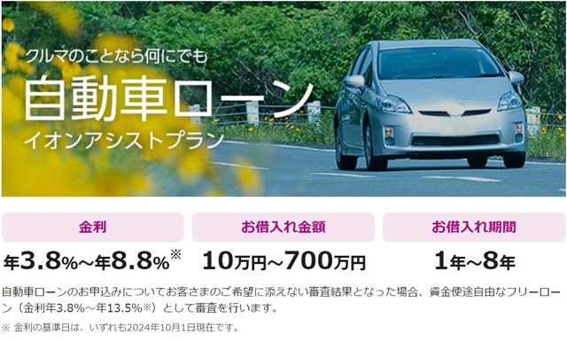 イオンアシストプラン自動車ローン