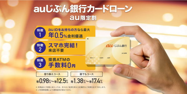 auじぶん銀行カードローン
